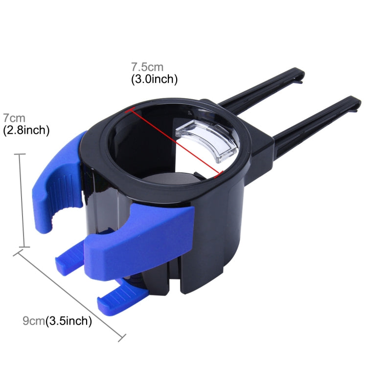 SHUNWEI SD-1027 Car Auto Multi-functional ABS Air Vent Drink Holder Bottle Cup Holder Phone Holder Mobile Mount (Blue) - Car Drink Holders by SHUNWEI | Online Shopping South Africa | PMC TechLife | Buy Now Pay Later Mobicred