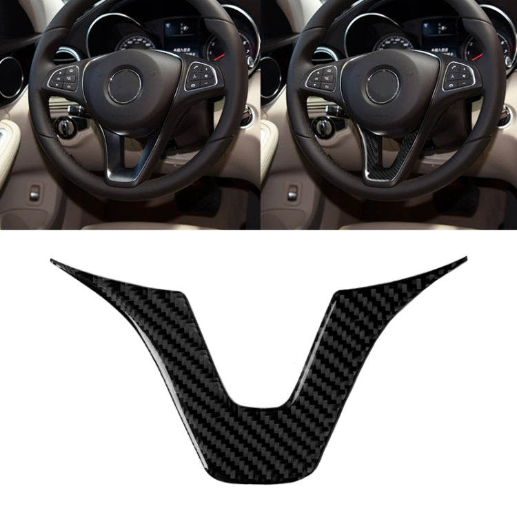Car Carbon Fiber Steering Wheel Decorative Sticker for Mercedes-Benz - free shipping - PMc TechLife - Order now!