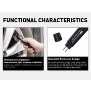 Car 2 in 1 Diagnostic Tool Brake Fluid Liquid Tire Pressure Tester