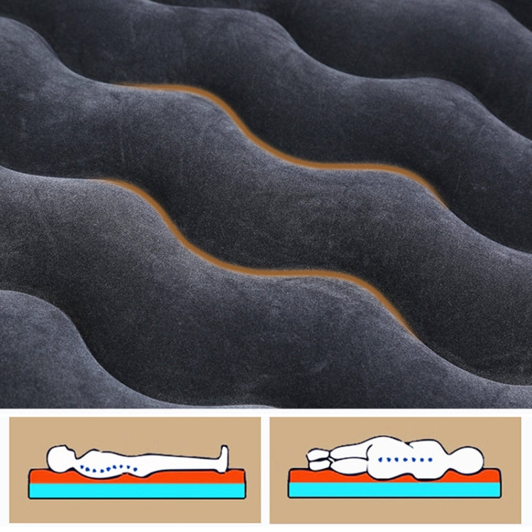 Universal Car Travel Inflatable Mattress Air Bed Camping Back Seat Couch, Size: 90 x 135cm(Black) - Seat Accessories by PMC TechLife | Online Shopping South Africa | PMC TechLife | Buy Now Pay Later Mobicred