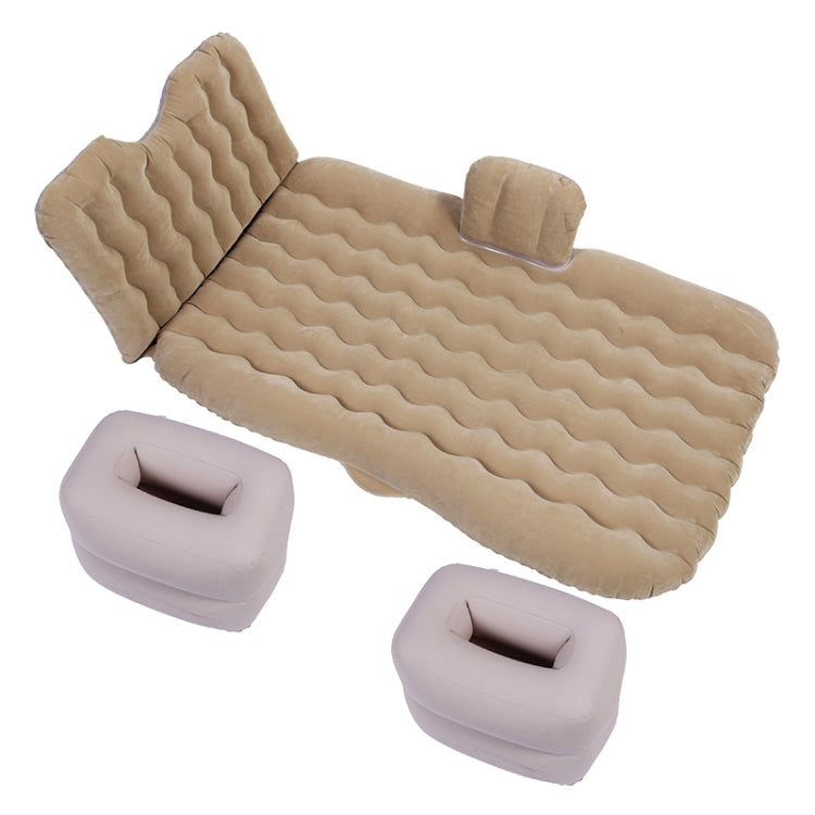 Universal Car Travel Inflatable Mattress Air Bed Camping Back Seat Couch, Size: 90 x 135cm(Beige) - Seat Accessories by PMC TechLife | Online Shopping South Africa | PMC TechLife | Buy Now Pay Later Mobicred