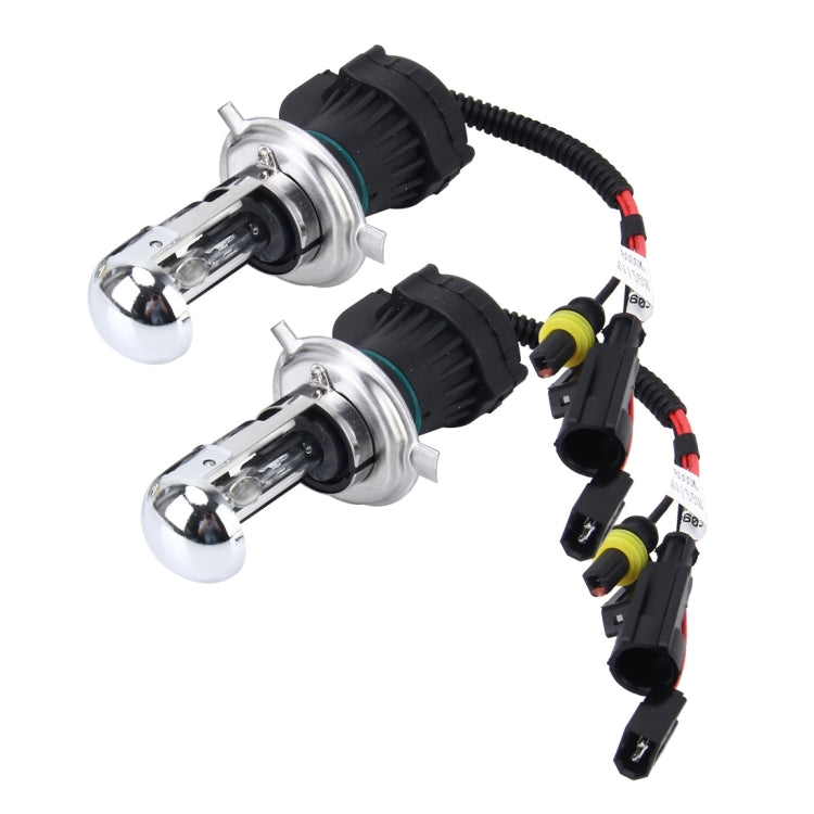 2 PCS H4 55W 4300K HID Bulbs Xenon Lights Lamps, AC 12V - Xenon Lights by PMC TechLife | Online Shopping South Africa | PMC TechLife | Buy Now Pay Later Mobicred