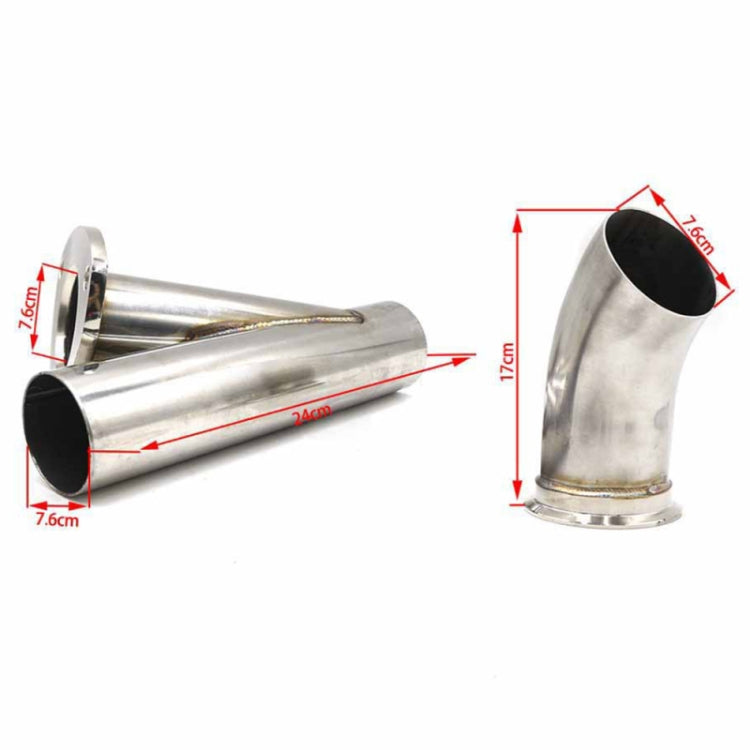 Stainless Steel Car Remote Control Electric Exhaust Valve Pipe Set, Size: 3 inch - free shipping - PMC TechLife - Order now!