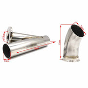 Stainless Steel Car Remote Control Electric Exhaust Valve Pipe Set, Size: 3 inch