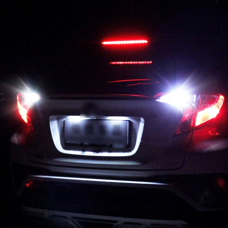 2 PCS T15 DC9-16V / 7.5W / 6000K / 600LM Car Auto Reversing Lights 27LEDs SMD-3030 Lamps - Brake Lights by PMC TechLife | Online Shopping South Africa | PMC TechLife | Buy Now Pay Later Mobicred