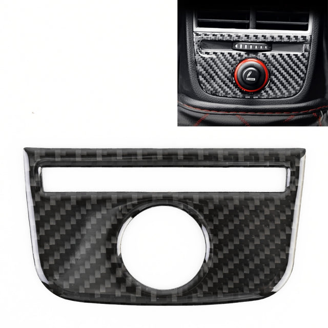 Car Carbon Fiber Rear Air Outlet Decorative Panel for Audi A3 2014-2018