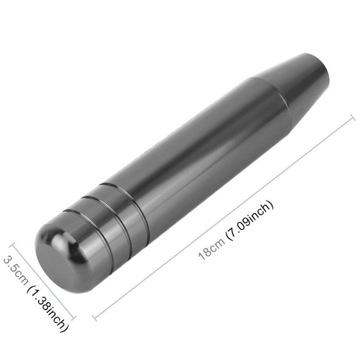 Universal Long Strip Shape Car Gear Shift Knob Modified Shifter Lever Knob, Length: 18cm(Silver Grey) - Shift Knob by PMC Jewellery | Online Shopping South Africa | PMC Jewellery | Buy Now Pay Later Mobicred