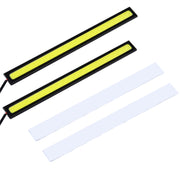 2 PCS 6W 400 LM 6000K DRL COB White Light Bar Car Light Source Water-resistant Daytime Running Lights, DC 12V
