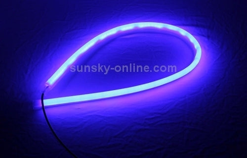 2 PCS 12V Car Daytime Running Lights Soft Article Lamp, Blue Light, Length: 30cm - Running Lights by PMC TechLife | Online Shopping South Africa | PMC TechLife | Buy Now Pay Later Mobicred