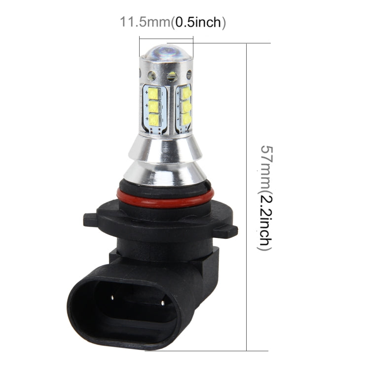 9006 50W 500 LM 6000K Car Fog Light with 16 Lamps, DC 12V-24V(White Light) - Fog / Driving Lights by PMC TechLife | Online Shopping South Africa | PMC TechLife | Buy Now Pay Later Mobicred