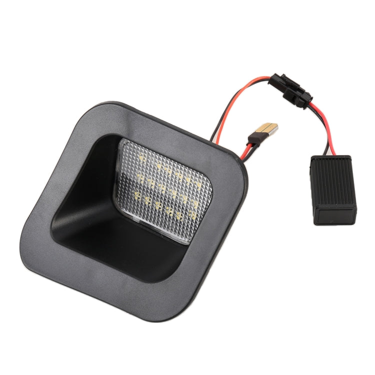 2 PCS DC12V / 2W / 6000K / 120LM Car LED License Plate Light 18LEDs SMD-3528 Lamps for Dodge, White Light - License Plate Lights by PMC TechLife | Online Shopping South Africa | PMC TechLife | Buy Now Pay Later Mobicred