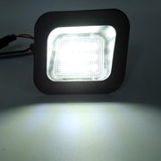 2 PCS DC12V / 2W / 6000K / 120LM Car LED License Plate Light 18LEDs SMD-3528 Lamps for Dodge, White Light