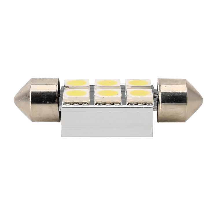 10 PCS 36mm DC12V / 2W / 7000K / 80LM 6LEDs SMD-5050 Car Reading Lamp(White Light) - Dome Lights by PMC TechLife | Online Shopping South Africa | PMC TechLife | Buy Now Pay Later Mobicred