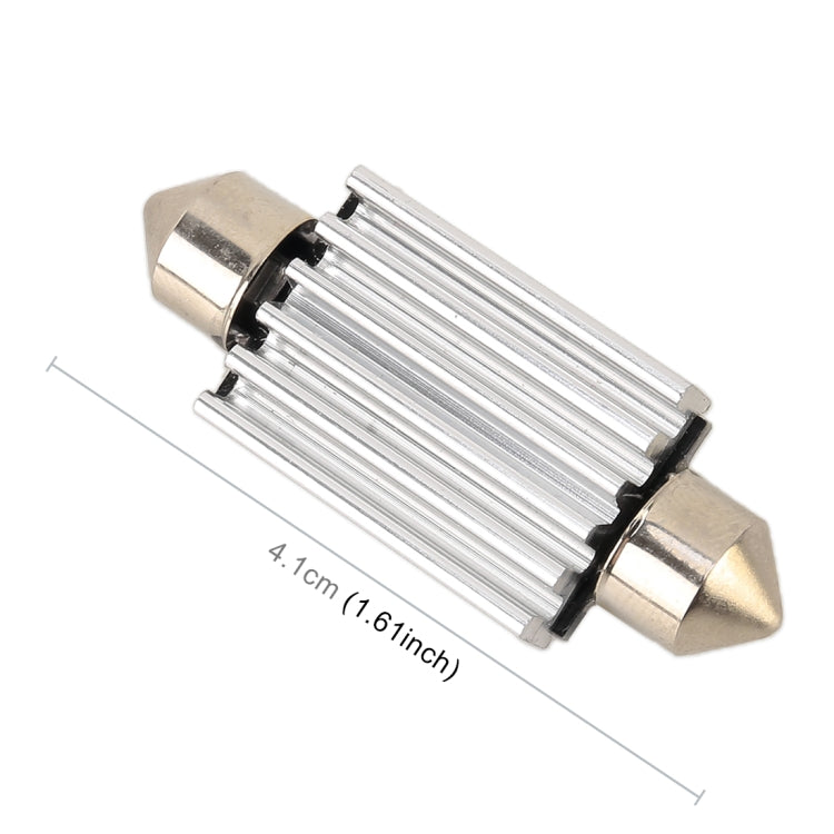 10 PCS 41mm DC12V / 2W / 7000K / 80LM 8LEDs SMD-5050 Car Reading Lamp(White Light) - Dome Lights by PMC TechLife | Online Shopping South Africa | PMC TechLife | Buy Now Pay Later Mobicred