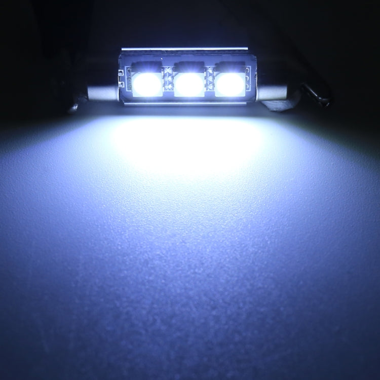 10 PCS 31mm DC12V / 1.7W / 7000K / 70LM 2LEDs SMD-5050 Car Reading Lamp(White Light) - Dome Lights by PMC TechLife | Online Shopping South Africa | PMC TechLife | Buy Now Pay Later Mobicred