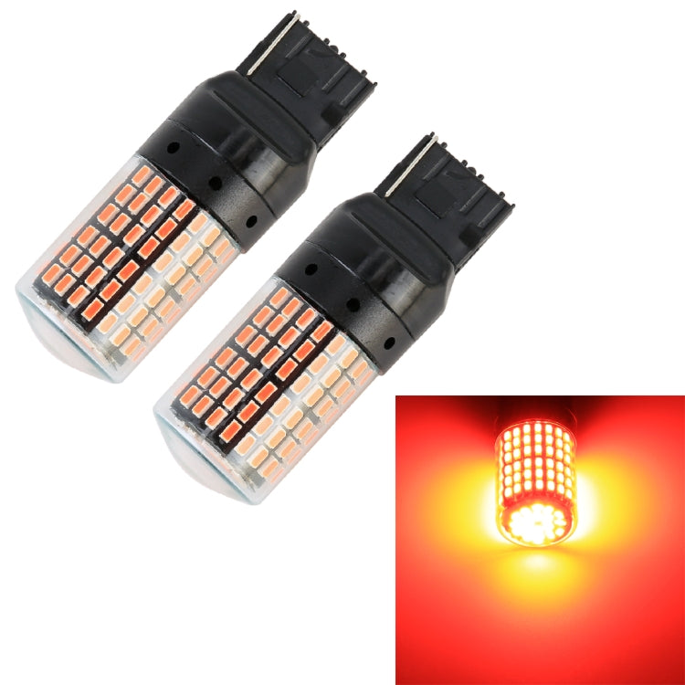 2 PCS T20 / 7440 DC12V / 18W / 1080LM Car Auto Turn Lights with SMD-3014 Lamps (Red Light) - Arrow Turn Lights by PMC TechLife | Online Shopping South Africa | PMC TechLife | Buy Now Pay Later Mobicred