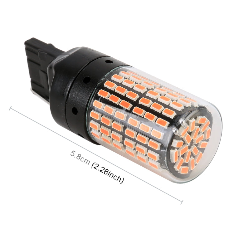 2 PCS T20 / 7440 DC12V / 18W / 1080LM Car Auto Turn Lights with SMD-3014 Lamps (Red Light) - Arrow Turn Lights by PMC TechLife | Online Shopping South Africa | PMC TechLife | Buy Now Pay Later Mobicred