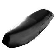 Water-resistant Motorcycle Black Leather Seat Cover Prevent Bask In Seat Scooter Cushion Protect, Size: L, Length: 55-60cm; Width: 25-35cm