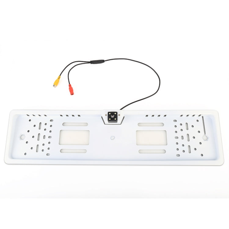 JX-9488 720x540 Effective Pixel NTSC 60HZ CMOS II Universal Waterproof Car Rear View Backup Camera with 2W 80LM 5000K White Light 4LED Lamp, DC 12V, Wire Length: 4m(White) - Rear View Cameras by PMC TechLife | Online Shopping South Africa | PMC TechLife | Buy Now Pay Later Mobicred