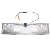 JX-9488 720x540 Effective Pixel NTSC 60HZ CMOS II Universal Water-resistant Car Electroplated Silver Rear View Backup Camera with 2W 80LM 5000K White Light 4LED Lamp, DC 12V, Wire Length: 4m