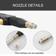 High Temperature High Pressure Large Hole Nozzle Water Gun for Steam Car Washer, Spray Nozzle Cylindrical: 2.0