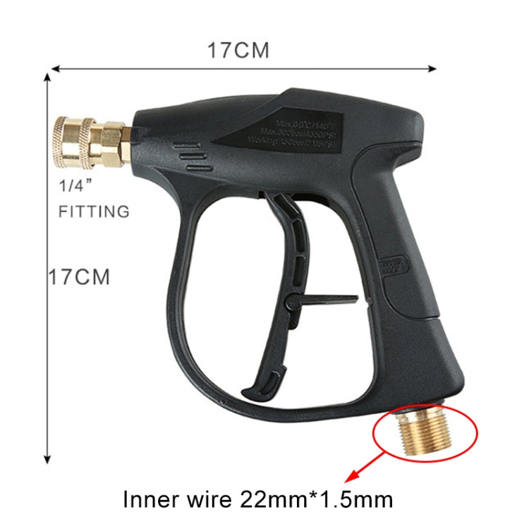 High Pressure Car Wash Foam Gun Soap Foamer Generator Water Sprayer Gun, Inner Wire: 22 x 1.5 - Car Washer & Accessories by PMC TechLife | Online Shopping South Africa | PMC TechLife | Buy Now Pay Later Mobicred