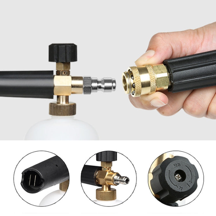 High Pressure Car Wash Foam Gun Soap Foamer Generator Water Sprayer Gun, Outer Wire: 18 x 1.5 - Car Washer & Accessories by PMC TechLife | Online Shopping South Africa | PMC TechLife | Buy Now Pay Later Mobicred