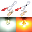 2 PCS T10 DC12V / 2.2W / 6000K / 160LM Car Auto Turn Lights / Running Lights (Turn: Yellow Light; Running: White Light) - Running Lights by PMC TechLife | Online Shopping South Africa | PMC TechLife | Buy Now Pay Later Mobicred
