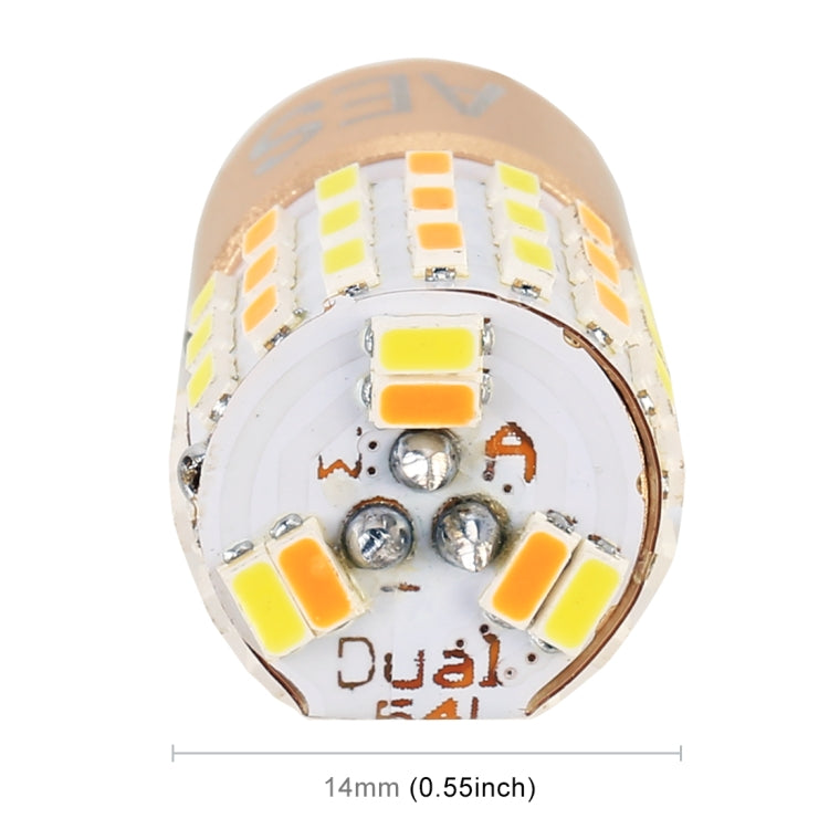 2 PCS T10 DC12V / 2.2W / 6000K / 160LM Car Auto Turn Lights / Running Lights (Turn: Yellow Light; Running: White Light) - Running Lights by PMC TechLife | Online Shopping South Africa | PMC TechLife | Buy Now Pay Later Mobicred