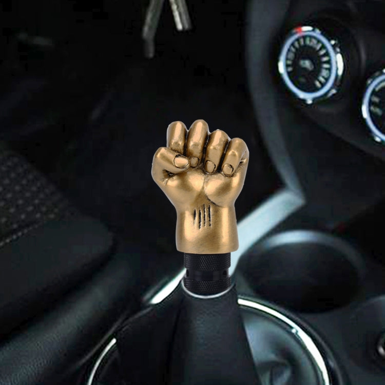 Universal Fist Shape Aluminum Manual or Automatic Gear Shift Knob Compatible with Three Rubber Covers Fit for All Car - Shift Knob by PMC TechLife | Online Shopping South Africa | PMC TechLife | Buy Now Pay Later Mobicred