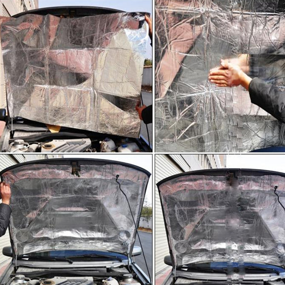 Car Auto Exhaust Muffler Heat Sound Water-resistant Deadener Insulation Mat Pad