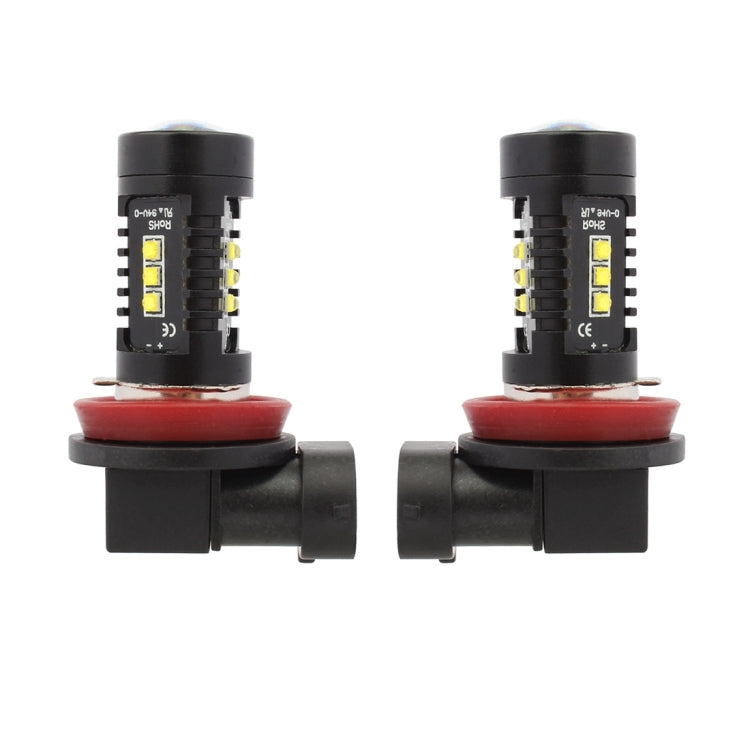 2 PCS MZ 10W 1080 LM 5500K H8/H11 12 XB-D LED Car Front Fog Lights Car Car Fog Light Auto Daytime Running Lights, DC 12-24V(White Light) - Fog / Driving Lights by MZ | Online Shopping South Africa | PMC Jewellery | Buy Now Pay Later Mobicred