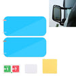 Truck PET Rearview Mirror Protective Window Clear Anti-fog Waterproof Rain Shield Film - Auto Film by PMC TechLife | Online Shopping South Africa | PMC TechLife | Buy Now Pay Later Mobicred
