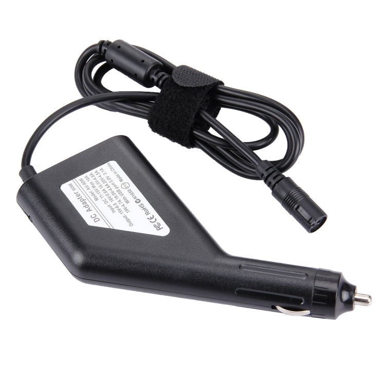 Laptop Notebook Power 90W Universal Car Charger with 8 Power Adapters & 1 USB Port for Samsung, Sony, Asus, Acer, IBM, HP, Lenovo (Black) - Universal Power Adapter by PMC TechLife | Online Shopping South Africa | PMC TechLife