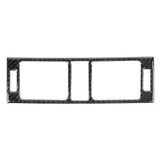 Car Dashboard Air Conditioning Frame Carbon Fiber Decorative Sticker for Mercedes-Benz W204