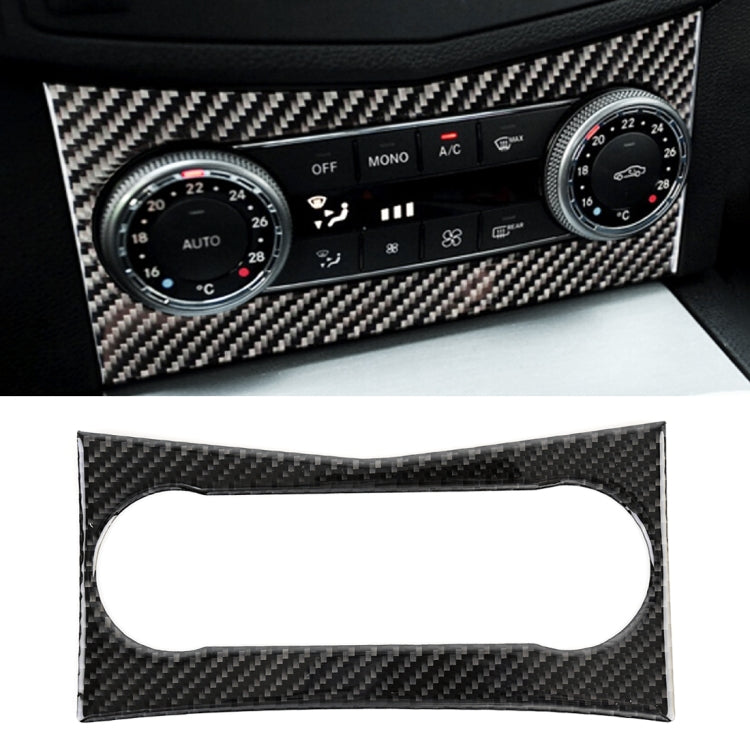 Car Air Conditioning Frame Carbon Fiber Decorative Sticker for Mercedes-Benz W204 2007-2010 - Car Interior Mouldings by PMC Jewellery | Online Shopping South Africa | PMC Jewellery | Buy Now Pay Later Mobicred