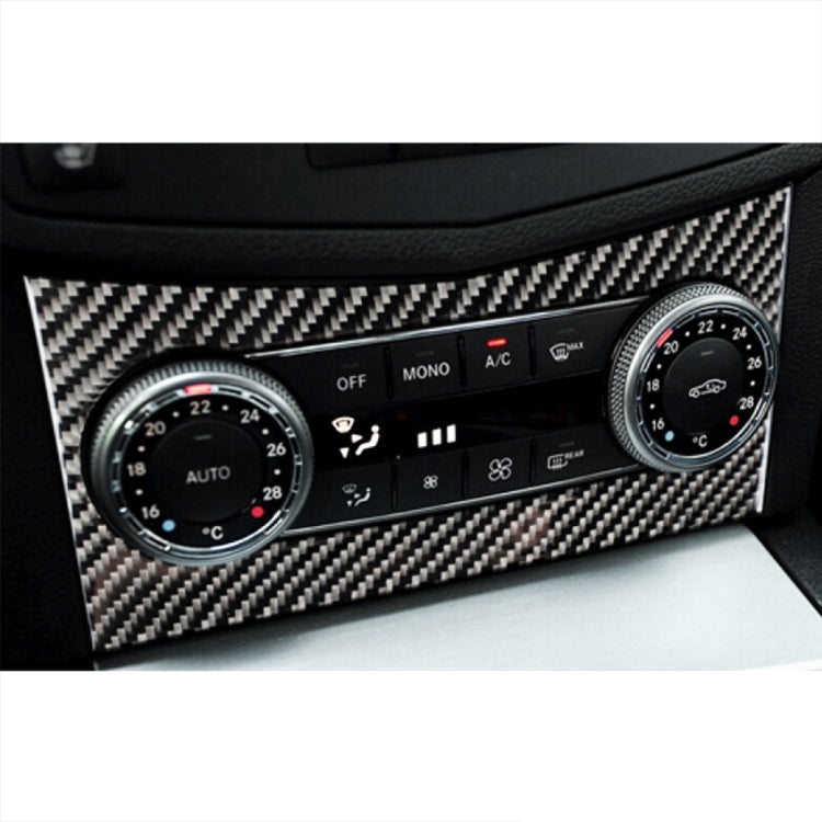 Car Air Conditioning Frame Carbon Fiber Decorative Sticker for Mercedes-Benz W204 2007-2010 - Car Interior Mouldings by PMC Jewellery | Online Shopping South Africa | PMC Jewellery | Buy Now Pay Later Mobicred