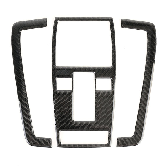 3 PCS Car Front Dome Light Panel Carbon Fiber Decorative Sticker for Mercedes-Benz W204