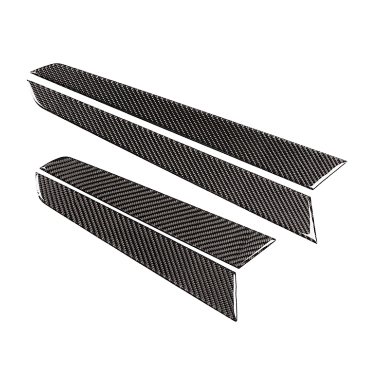 4 PCS Car Door Panel Carbon Fiber Decorative Sticker for Mercedes-Benz W204 - Car Interior Mouldings by PMC TechLife | Online Shopping South Africa | PMC TechLife | Buy Now Pay Later Mobicred