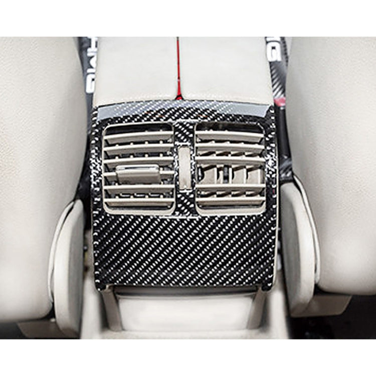 2 PCS Car Rear Air Outlet Frame Carbon Fiber Decorative Sticker for Mercedes-Benz W204 - Car Interior Mouldings by PMC TechLife | Online Shopping South Africa | PMC TechLife | Buy Now Pay Later Mobicred