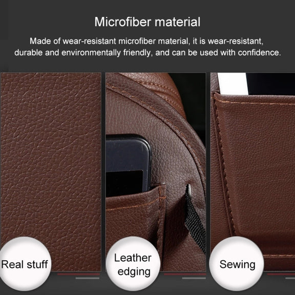 Multifunction Car Seat Pockets Folding Storage Bag (Black)