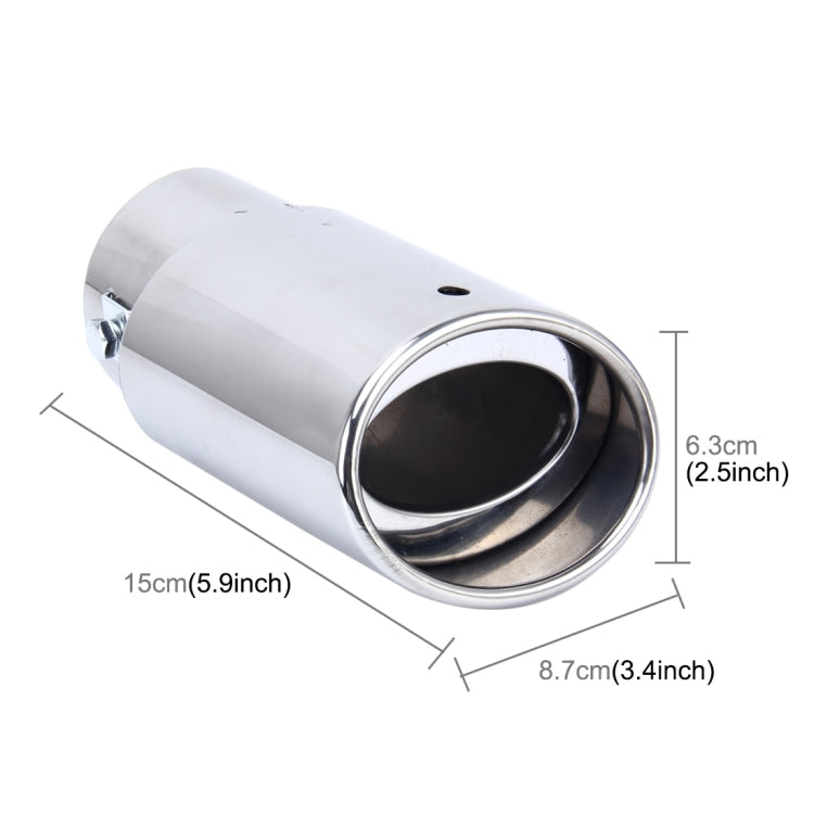 6046 Car Automobile Exhaust Pipe Muffler Modification Stainless Steel Tail Pipes (Inner Diameter 61mm) - Exhaust Pipes by PMC TechLife | Online Shopping South Africa | PMC TechLife | Buy Now Pay Later Mobicred