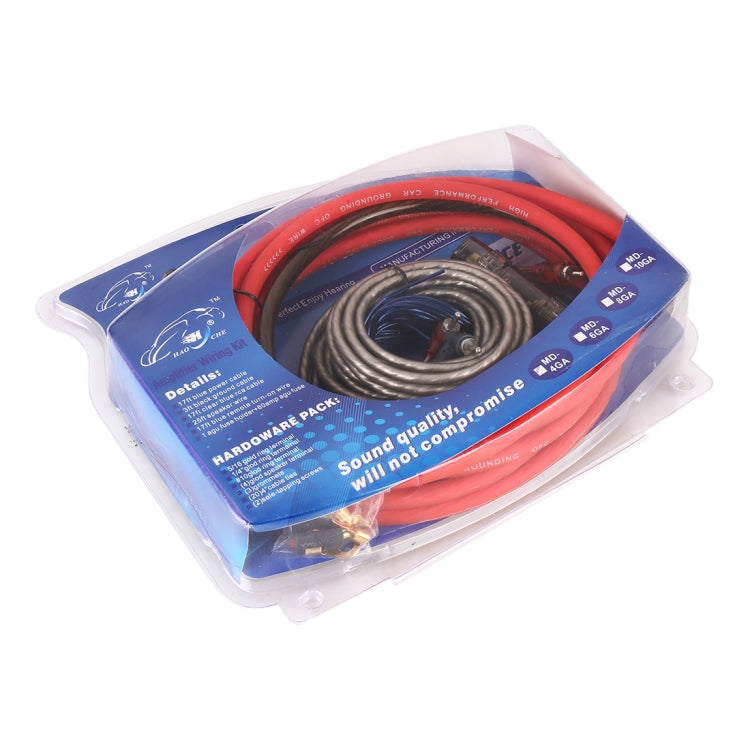 1200W 6GA Car Copper Clad Aluminum Power Subwoofer Amplifier Audio Wire Cable Kit with 60Amp Fuse Holder - DIY Cables by PMC TechLife | Online Shopping South Africa | PMC TechLife | Buy Now Pay Later Mobicred