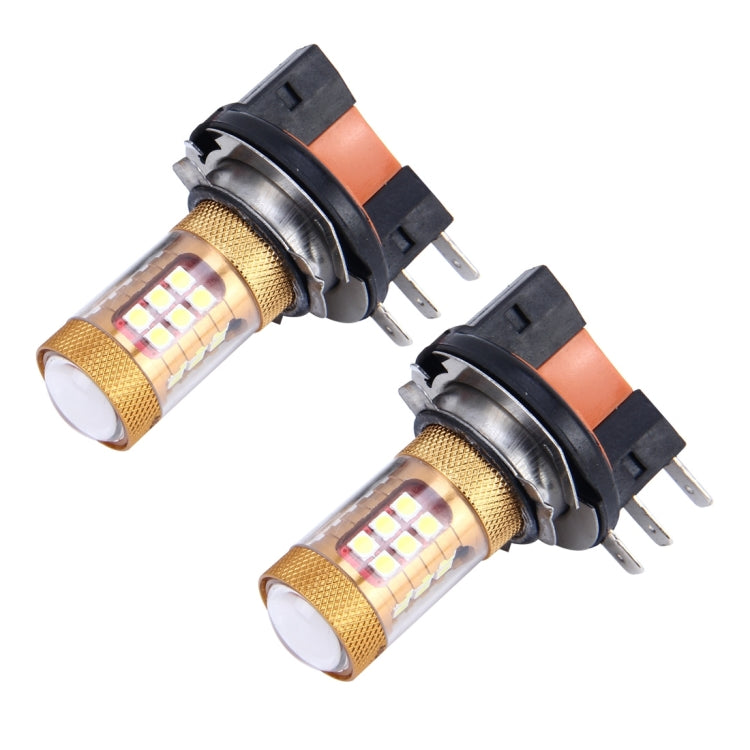 2 PCS H15 10W 1300 LM 6500K 28 SMD-3030 LEDs Car Fog Lights, DC 12V(White Light) - Fog / Driving Lights by PMC TechLife | Online Shopping South Africa | PMC TechLife | Buy Now Pay Later Mobicred
