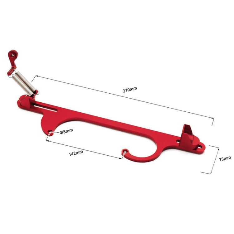 Car Modification Throttle Base Cable Base Section Aluminum Alloy Throttle Cable(Red) - Engine Fittings by PMC TechLife | Online Shopping South Africa | PMC TechLife | Buy Now Pay Later Mobicred