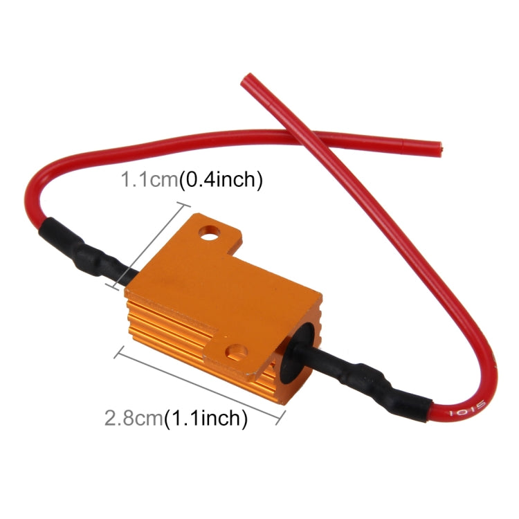 2 PCS Car Canbus Error Canceller Decoder Load Resistor LED 25W 25 Ohm No Blinking Decoder - free shipping - PMC TechLife - Order now!