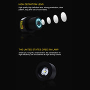 2 PCS DC 8-36V Ghost Shadow Courtesy Angel Wings Projection Lamp Car Door LED Welcome Lights(White Light)