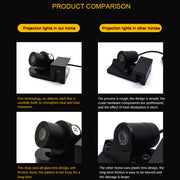 2 PCS DC 8-36V Ghost Shadow Courtesy Angel Wings Projection Lamp Car Door LED Welcome Lights(White Light)