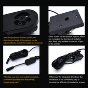 2 PCS DC 8-36V Ghost Shadow Courtesy Angel Wings Projection Lamp Car Door LED Welcome Lights(White Light)