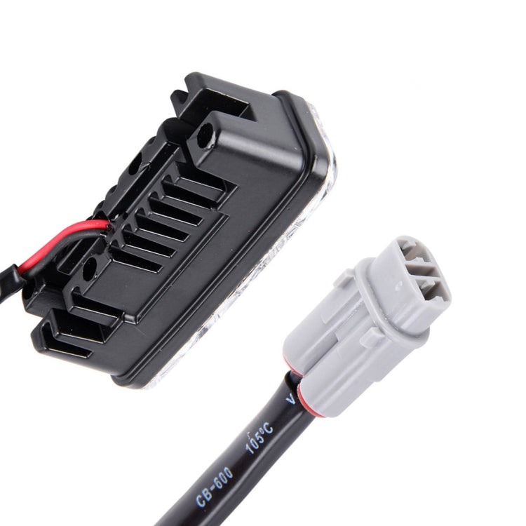 2 PCS DC 12V 6W 400 LM 6000K Tri Circular Car DRL Daytime Running White Lights Lamp, Cable Length: 50cm - Running Lights by PMC TechLife | Online Shopping South Africa | PMC TechLife | Buy Now Pay Later Mobicred